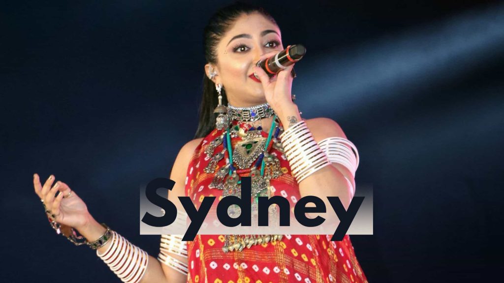 Join Bhoomi Trivedi for a Spectacular Pre-Navaratri Garba Celebration in Sydney on 31st August 2024